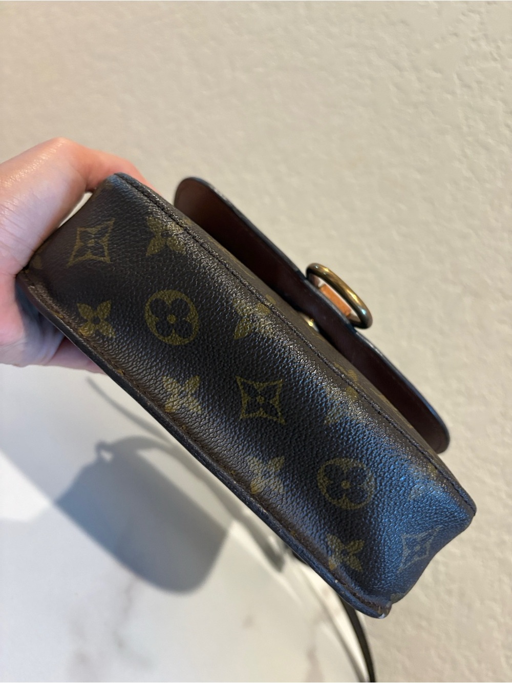 Louis Vuitton Saint Cloud Brown Monogram Crossbody Bag - Picture 4 of 15